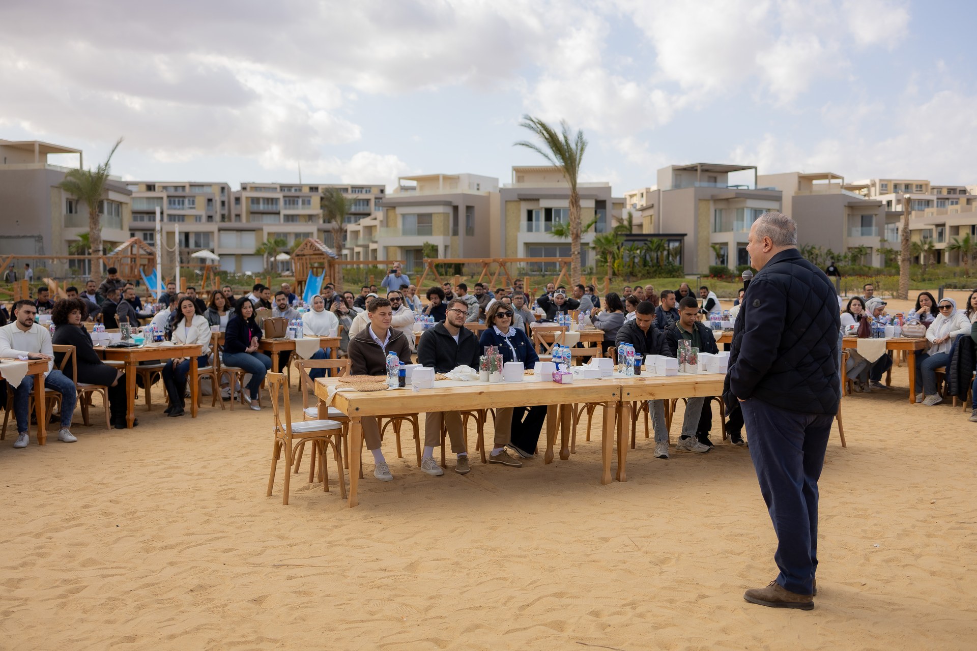 ATRIC team members gathered for the 2025 year-end celebration at BOHO Sokhna