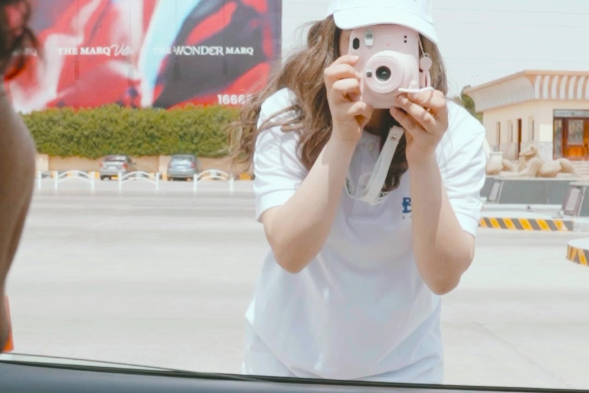 An instant photograph being taken during the BOHO gate activation
