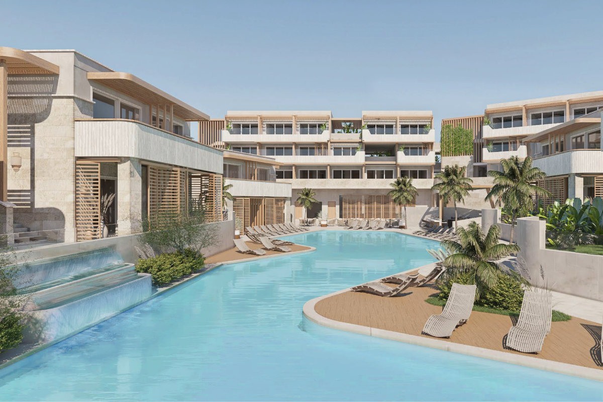 BAYA BOHO beachfront hotel pool and guest rooms