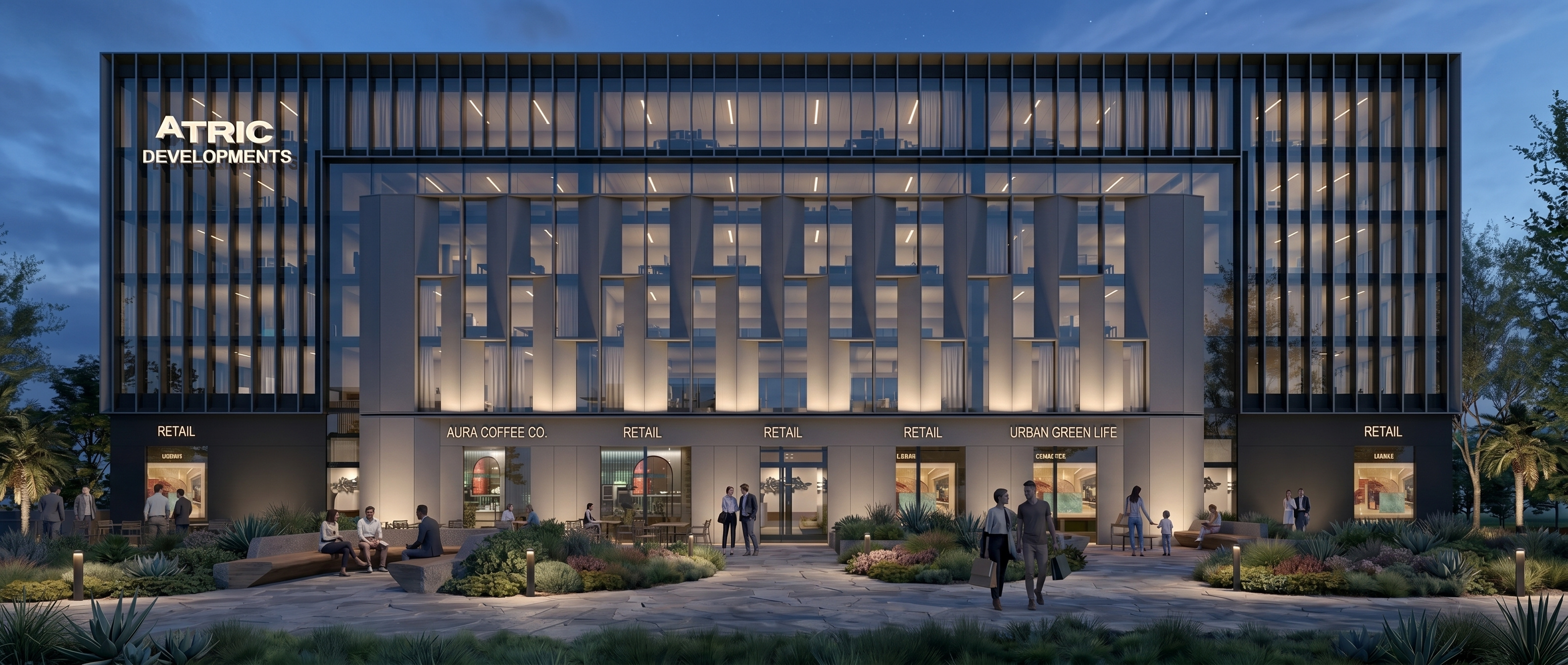 The redesigned Index Innovation Complex office facade